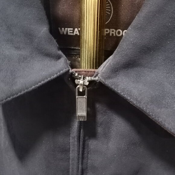 WEATHERPROOF DARK BLUE MICROFIBRE QUILTED BOMBER-STYLE JACKET MEN SIZE XL - Picture 7 of 11